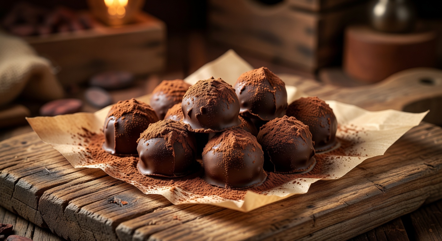 Dark Chocolate Truffles