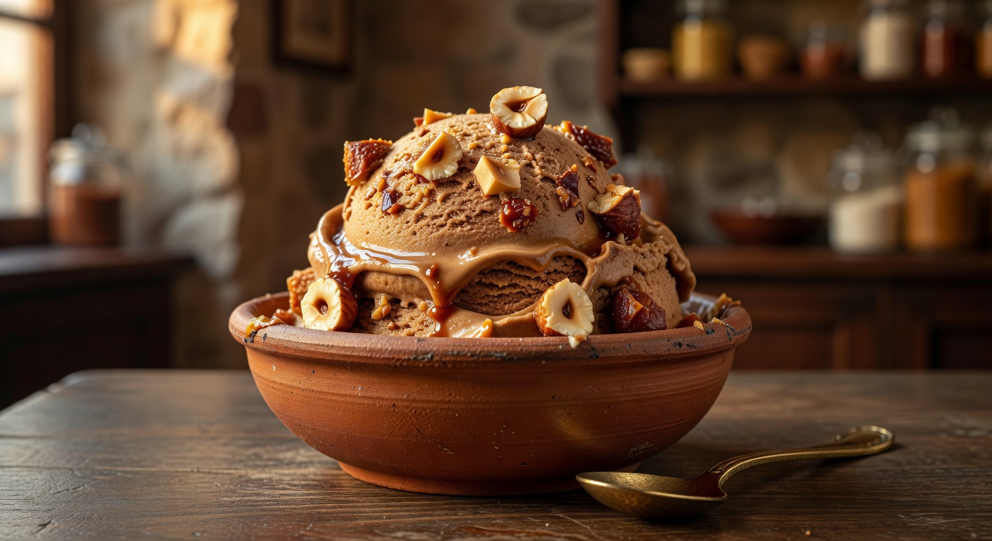 Hazelnut Praline Gelato